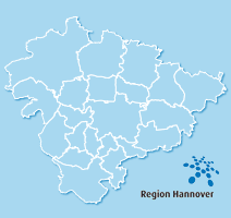 Karte der Region Hannover