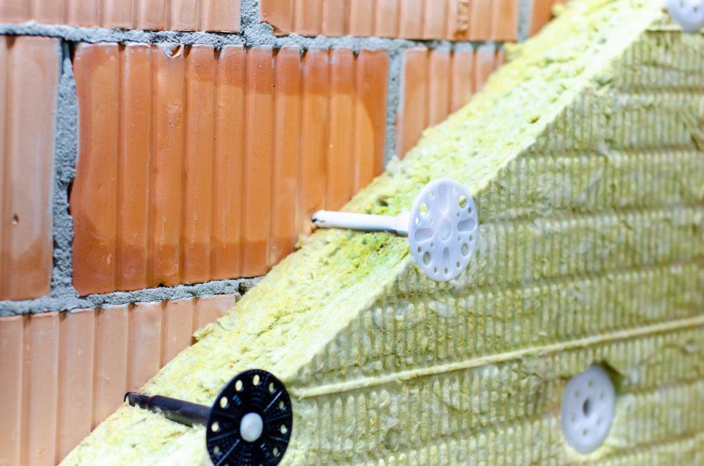Wanddämmung Baustelle - Energetische Sanierung