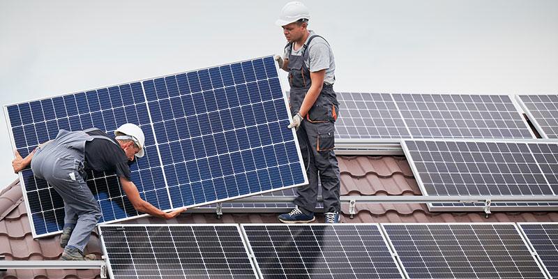 Einbau Solaranlage