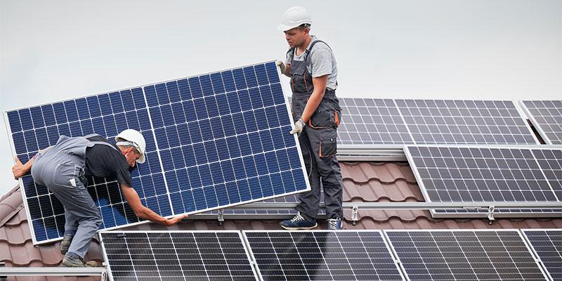 Solaranlage mit Speicher